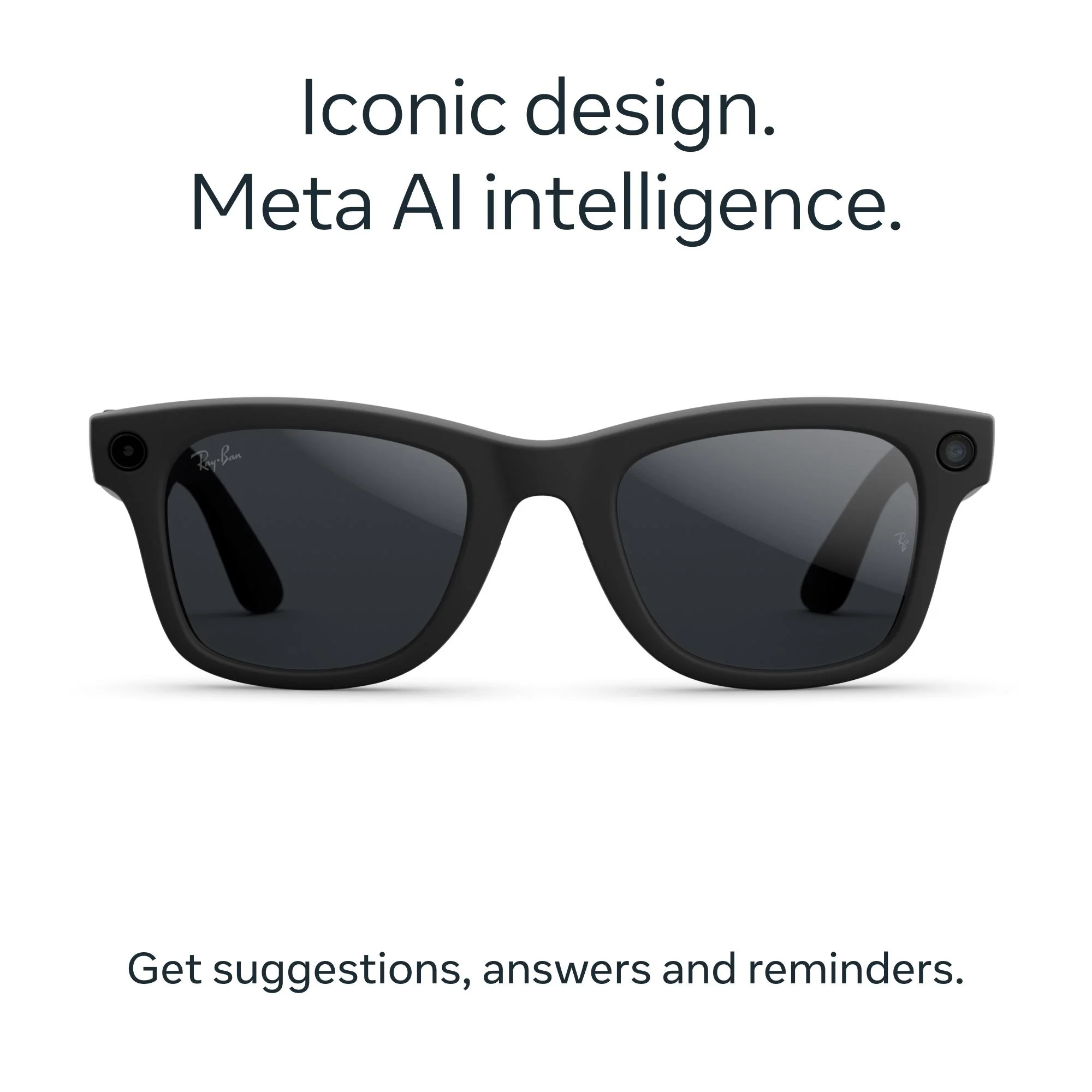 Ray-Ban | Meta Wayfarer Gen 2 AI Glasses (Matte Black/Transitions Grey)