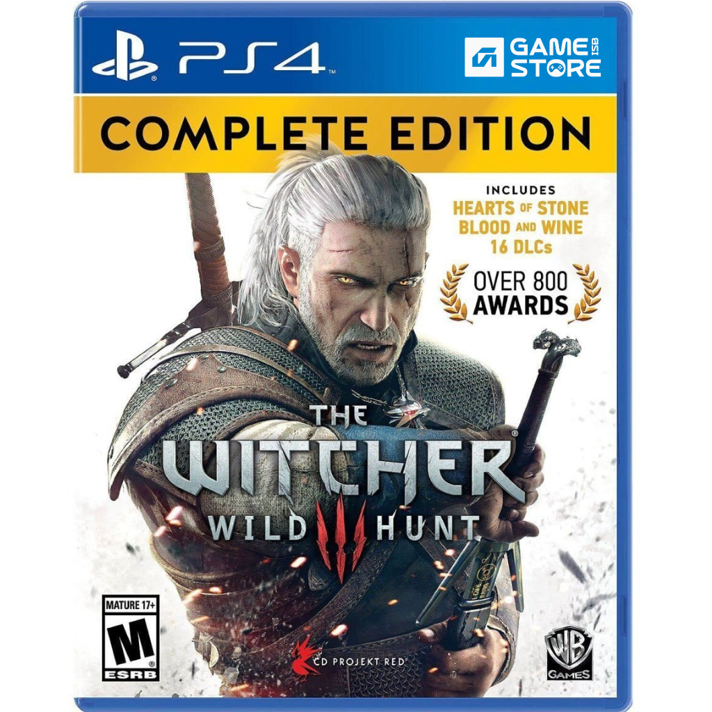 The Witcher 3 Wild Hunt Complete Edition PS4 game case in Pakistan