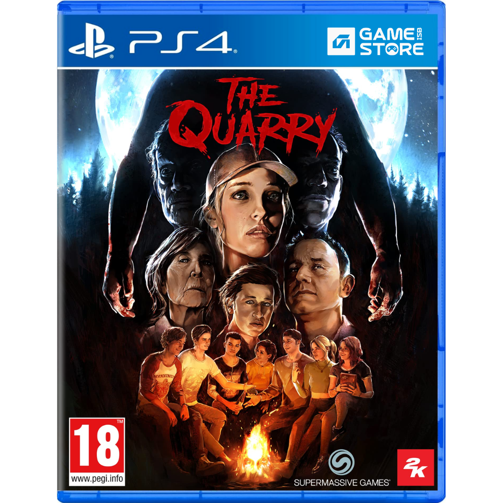 The Quarry PS4 used game case, horror game for PlayStation 4 available in Pakistan