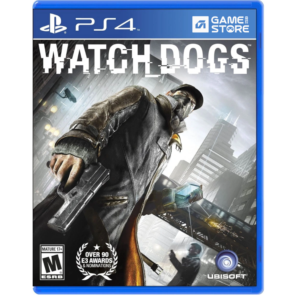 Watch Dogs PS4 used game case front cover Pakistan