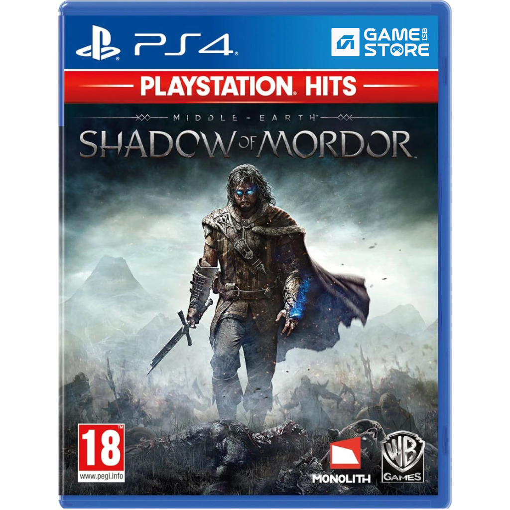 Shadow of Mordor PS4 game case used copy front cover