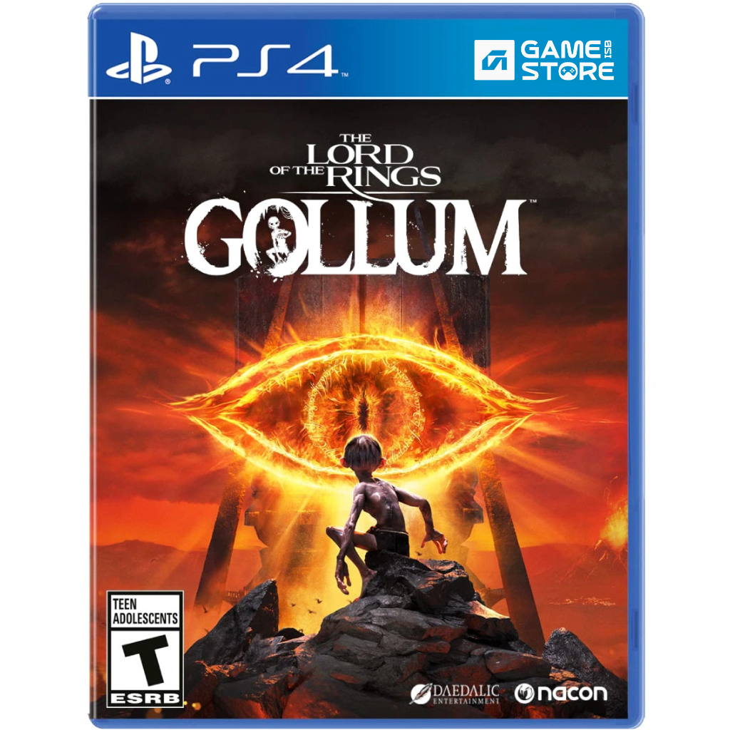 The Lord of the Rings Gollum PS4 game case front cover