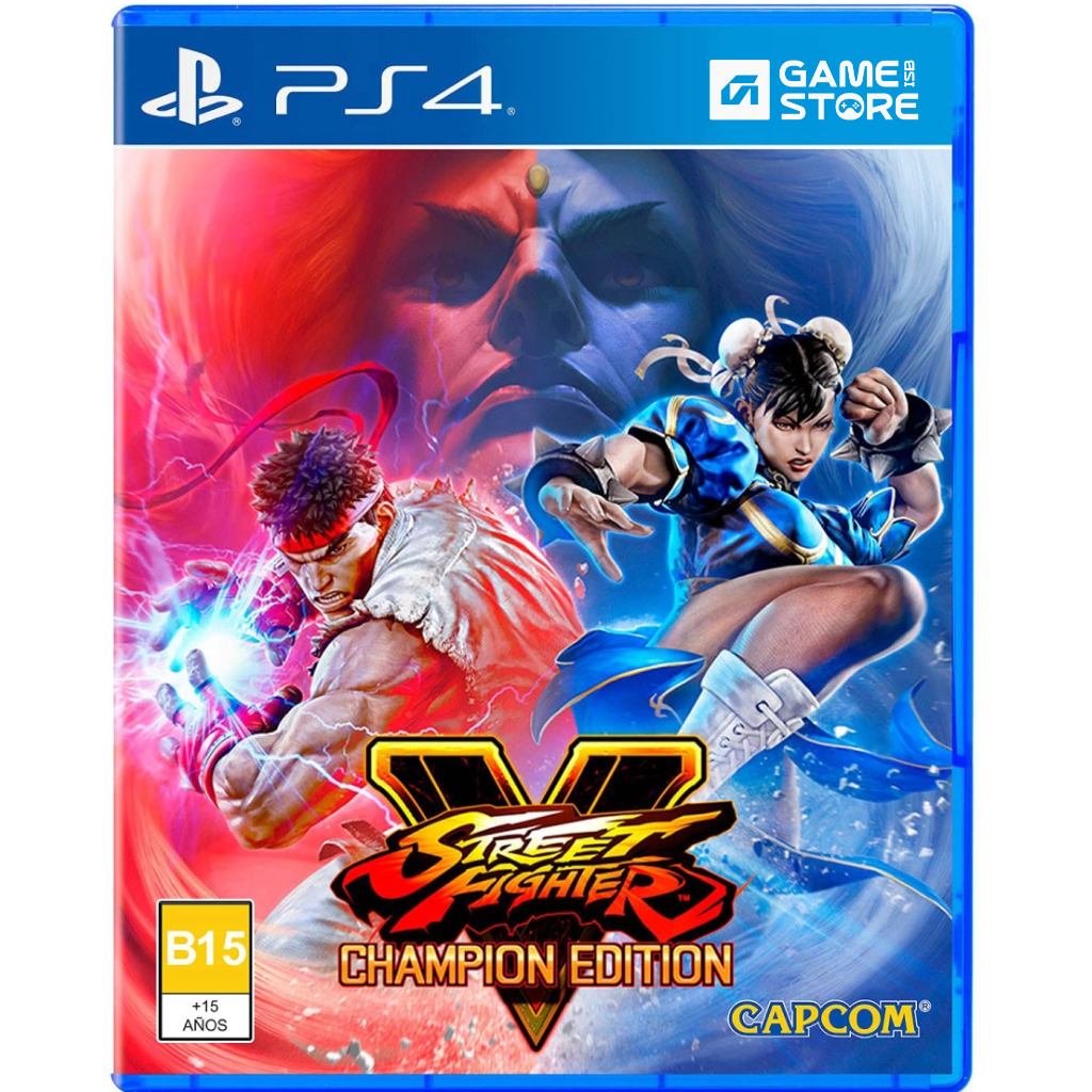 Street Fighter V Champion Edition PS4 game case front cover