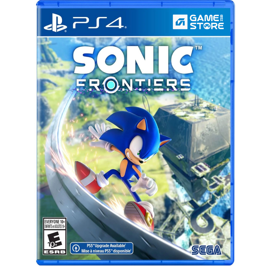 Sonic Frontiers PS4 cover art with Sonic on Starfall Islands