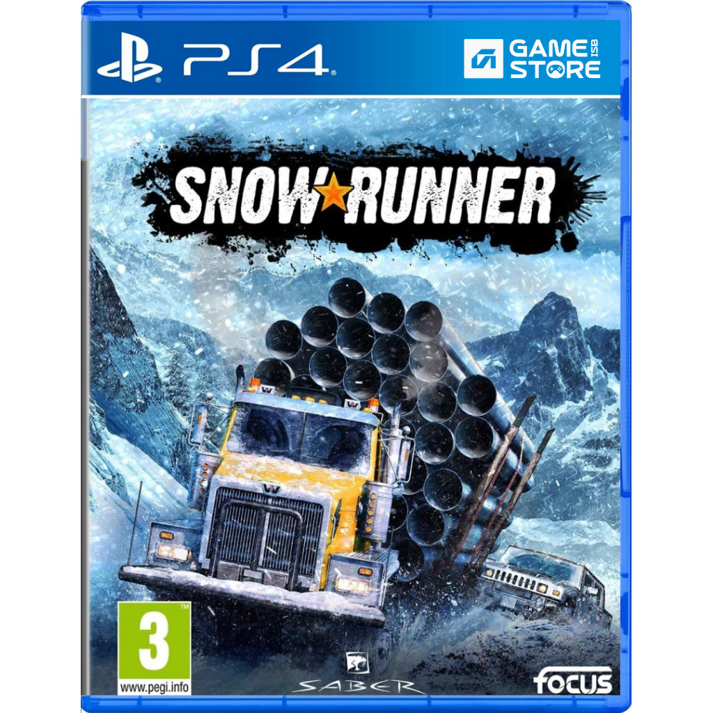 SnowRunner PS4 game cover - SnowRunner PlayStation 4