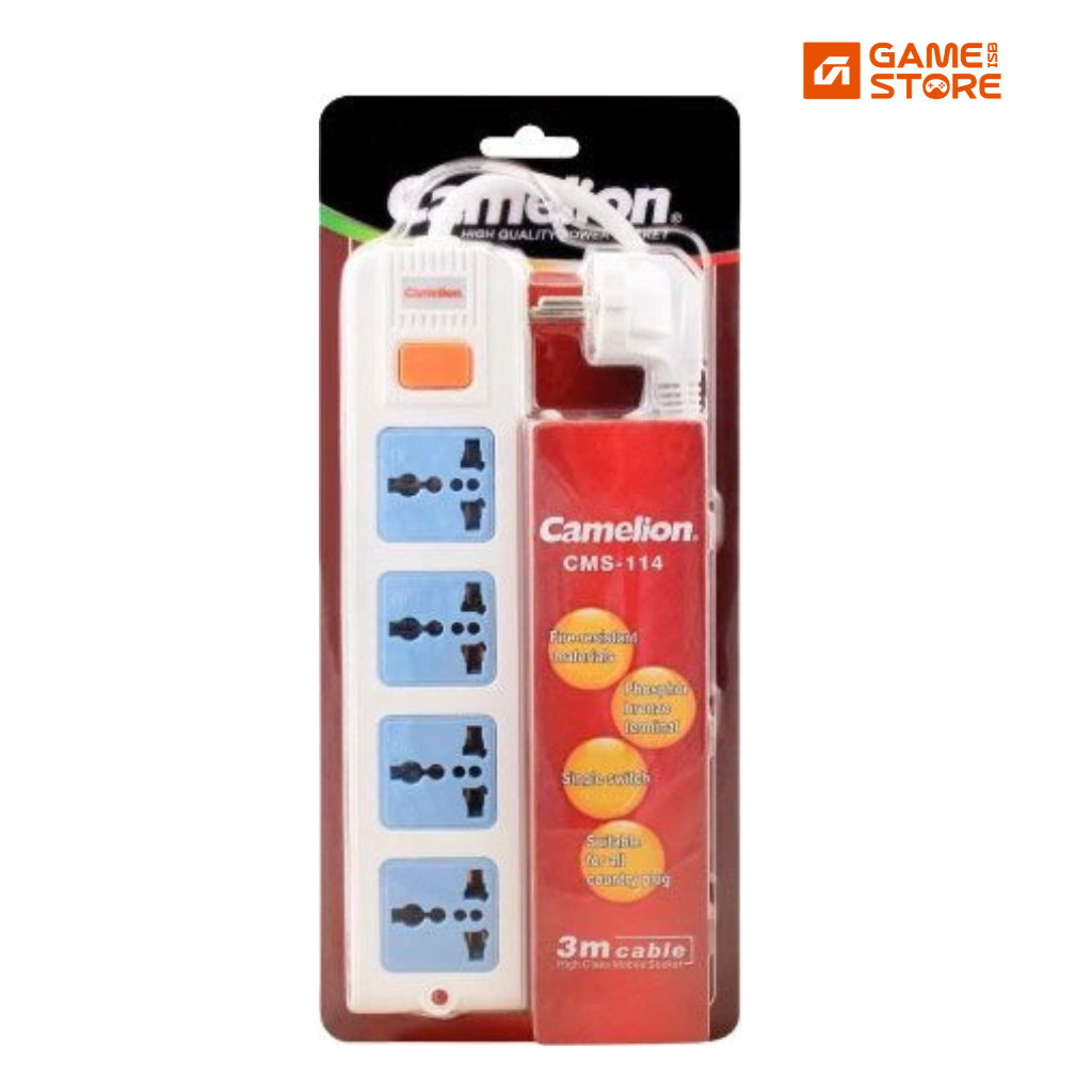 Camelion-CMS-114-Extension-Board-4-Outlet-Power-Strip-Pakistan