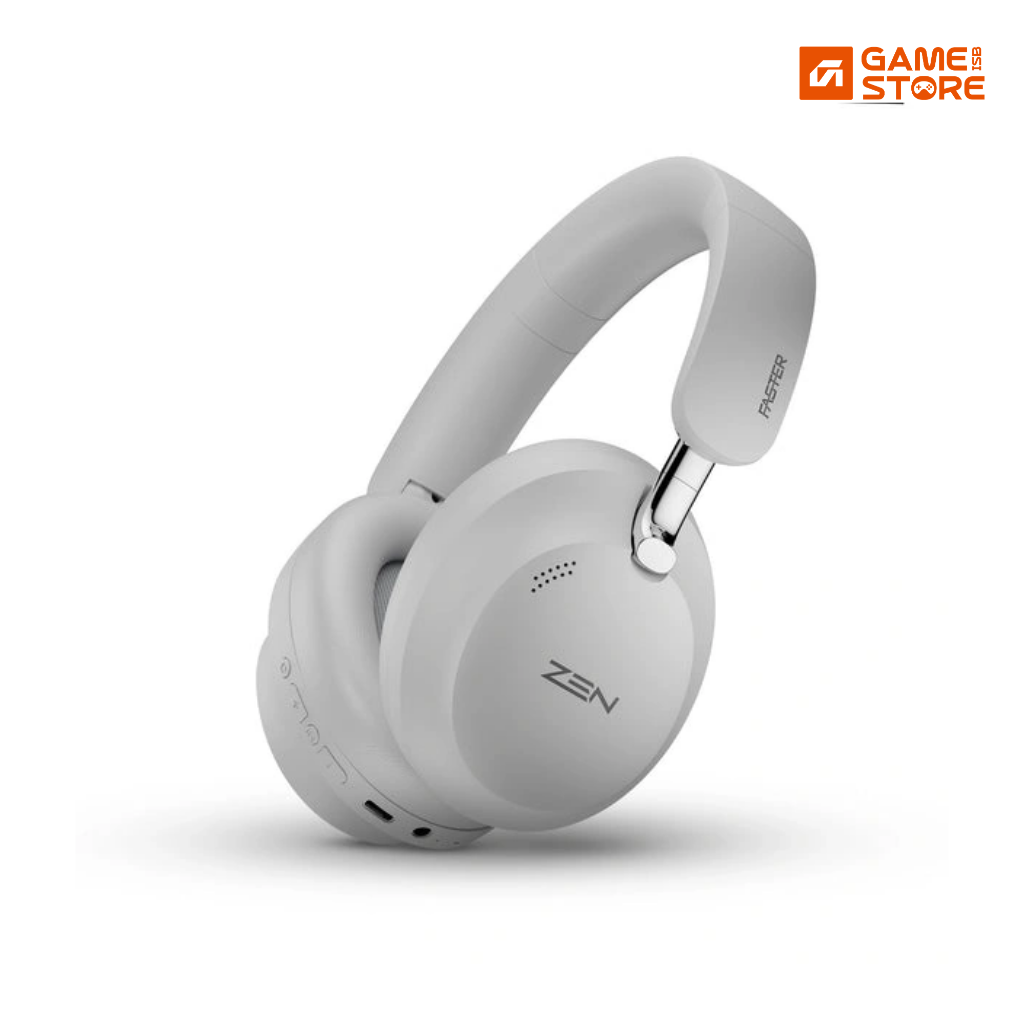 ZEN-100 hybrid ANC wireless headphones in white color