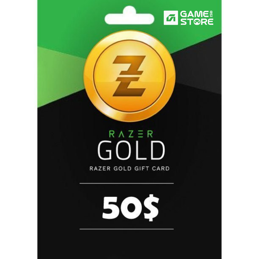 Razer Gold 50 dollar eGift card cover artwork