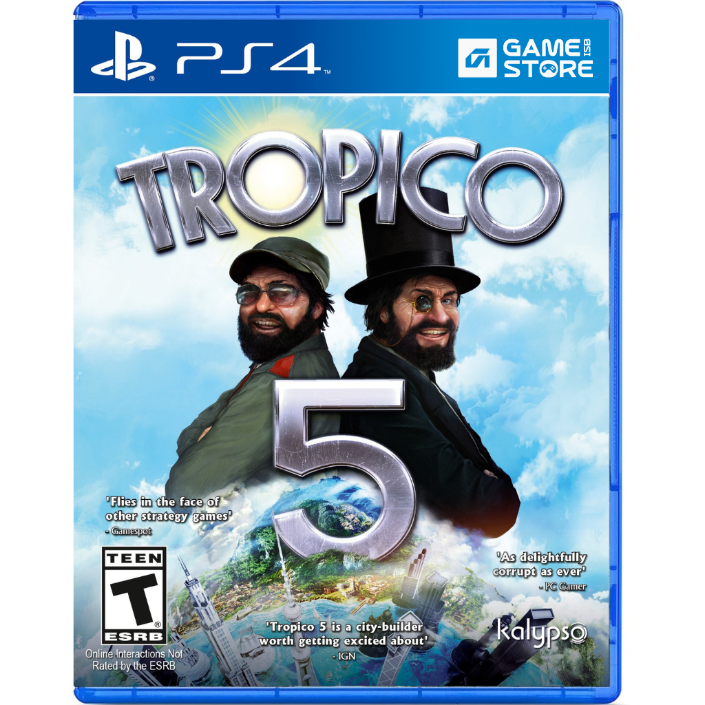 Tropico 5 standard edition PS4 used game case Pakistan
