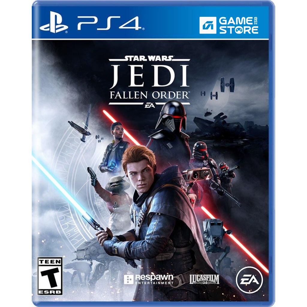 Star Wars Jedi Fallen Order PS4 game case front cover used copy