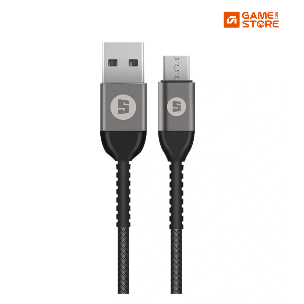 Charge Sync Rope 2M Micro USB Cable front view