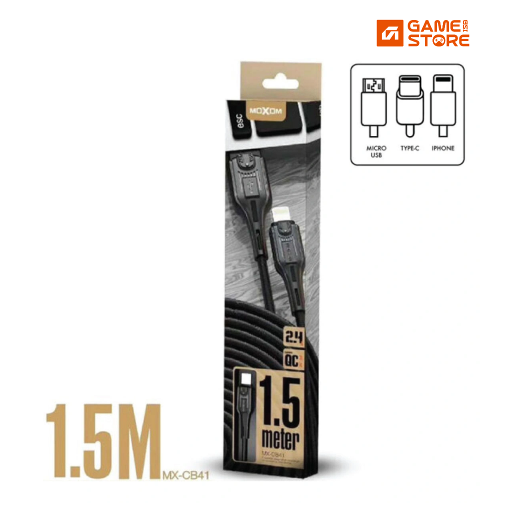 MOXOM MX-CB41 Fast Charging Data Cable front view