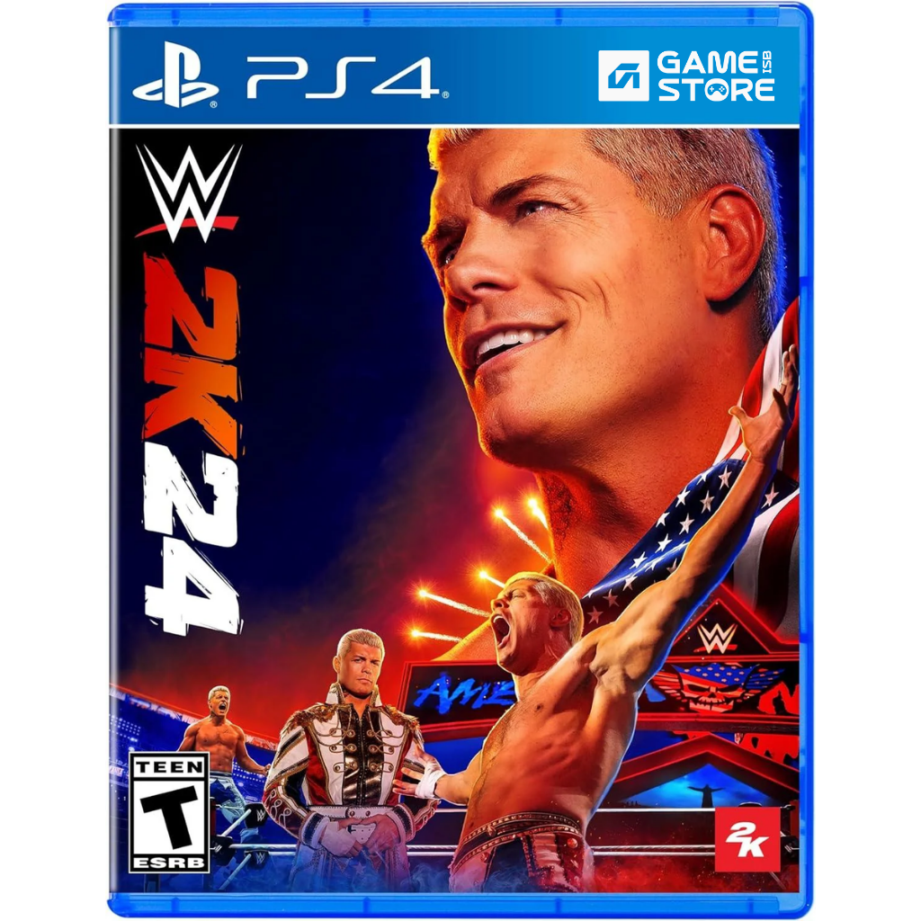 WWE 2K24 PS4 game case - used wwe 2k24 playstation 4 disc in Pakistan
