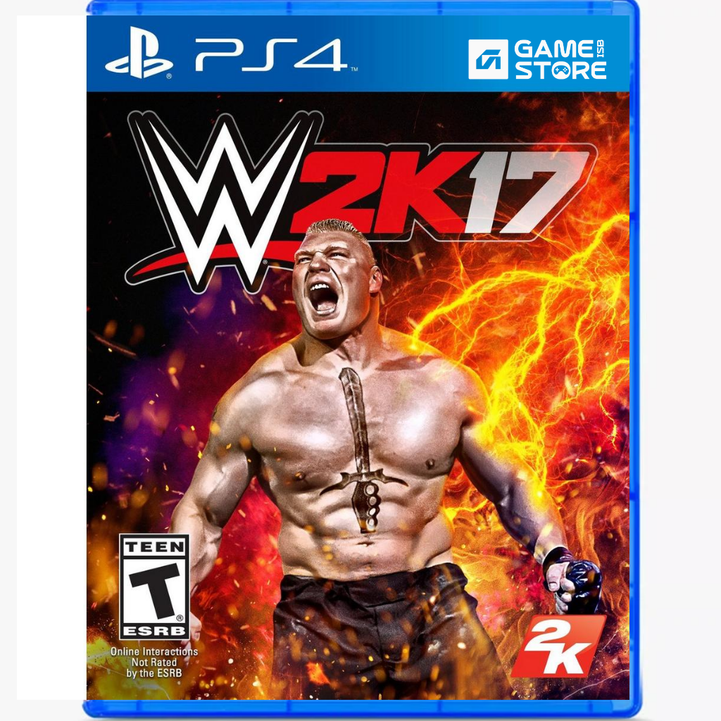 WWE 2K17 PS4 game case - used wwe 2k17 playstation 4 disc in Pakistan