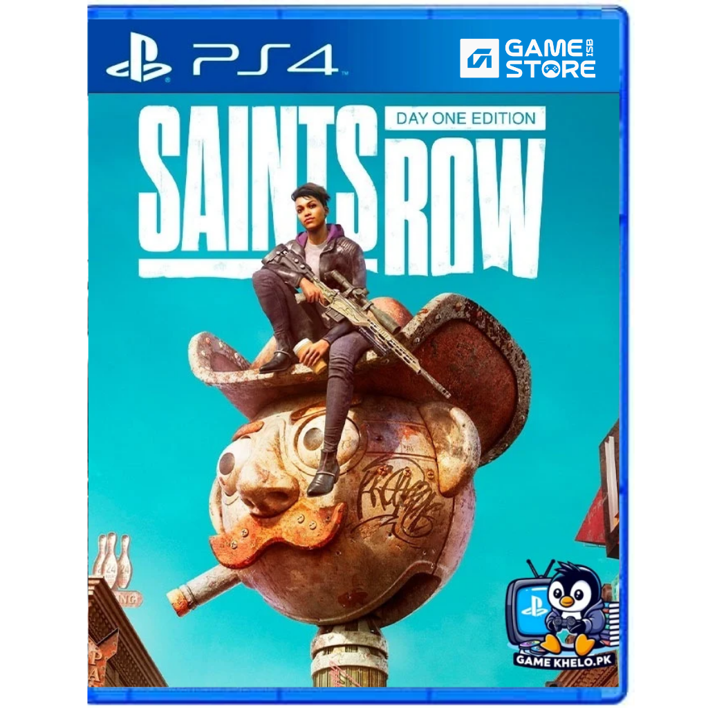 Saints Row Day One Edition PS4 game case - used saints row ps4 disc in Pakistan