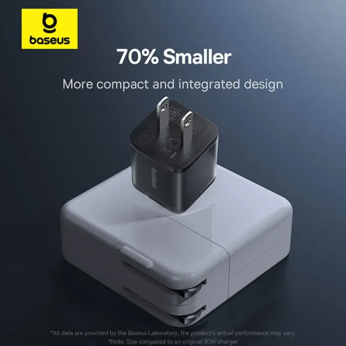 Baseus GaN5S Fast Charger 1C 30W US Type-C to Type-C