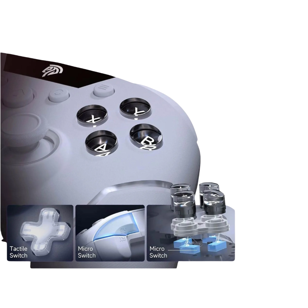 EasySMX X20 wireless gaming controller with mechanical buttons and RGB lighting, gaming controller price in Pakistan