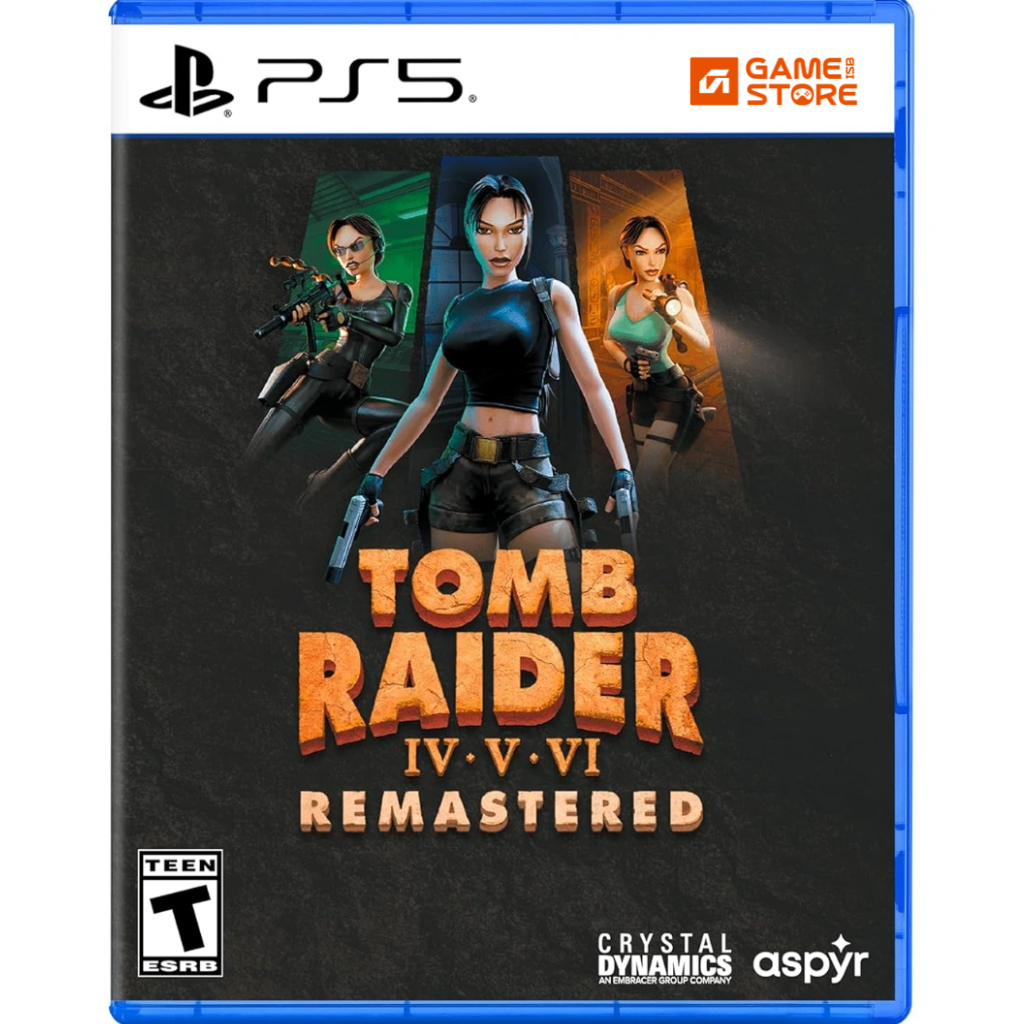 Tomb Raider 4-6 Remastered PS5 game cover, best PS5 games price in Pakistan