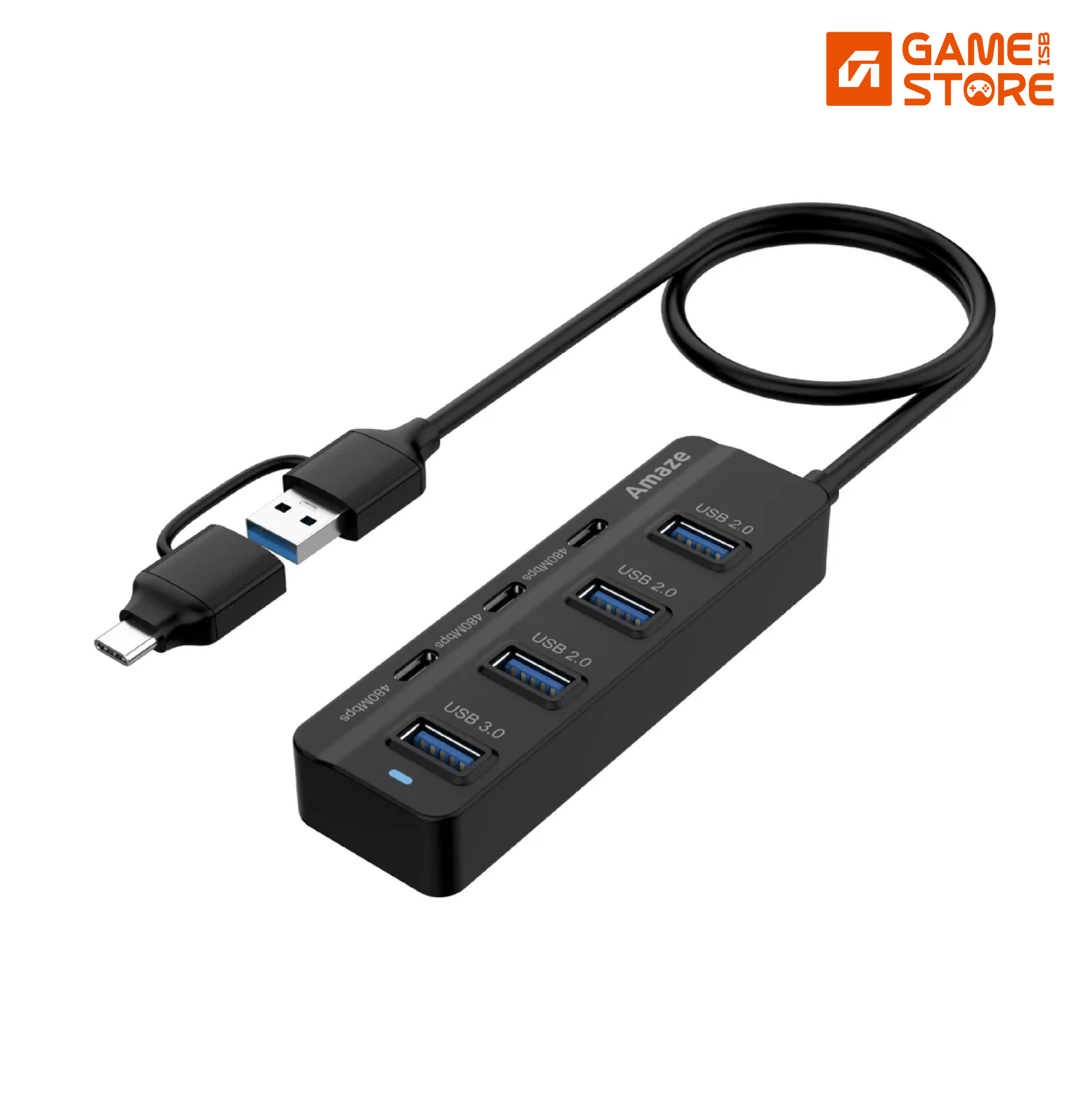 TYPE C + USB 3.0 7 PORT HUB | A327
