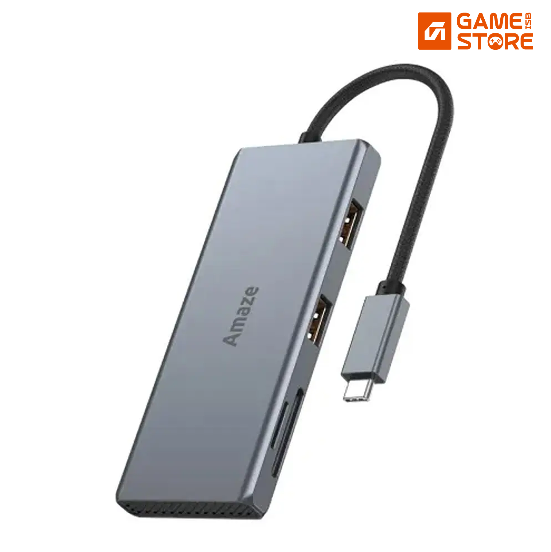 Amaze A332 Hyper Flux 7-in-1 Type-C Multiport Hub with Ethernet Ports, DisplayPort 8K, HDMI 4K, USB 3.2 Port, Card Reader and PD 3.0 Fast Charging up to 100W