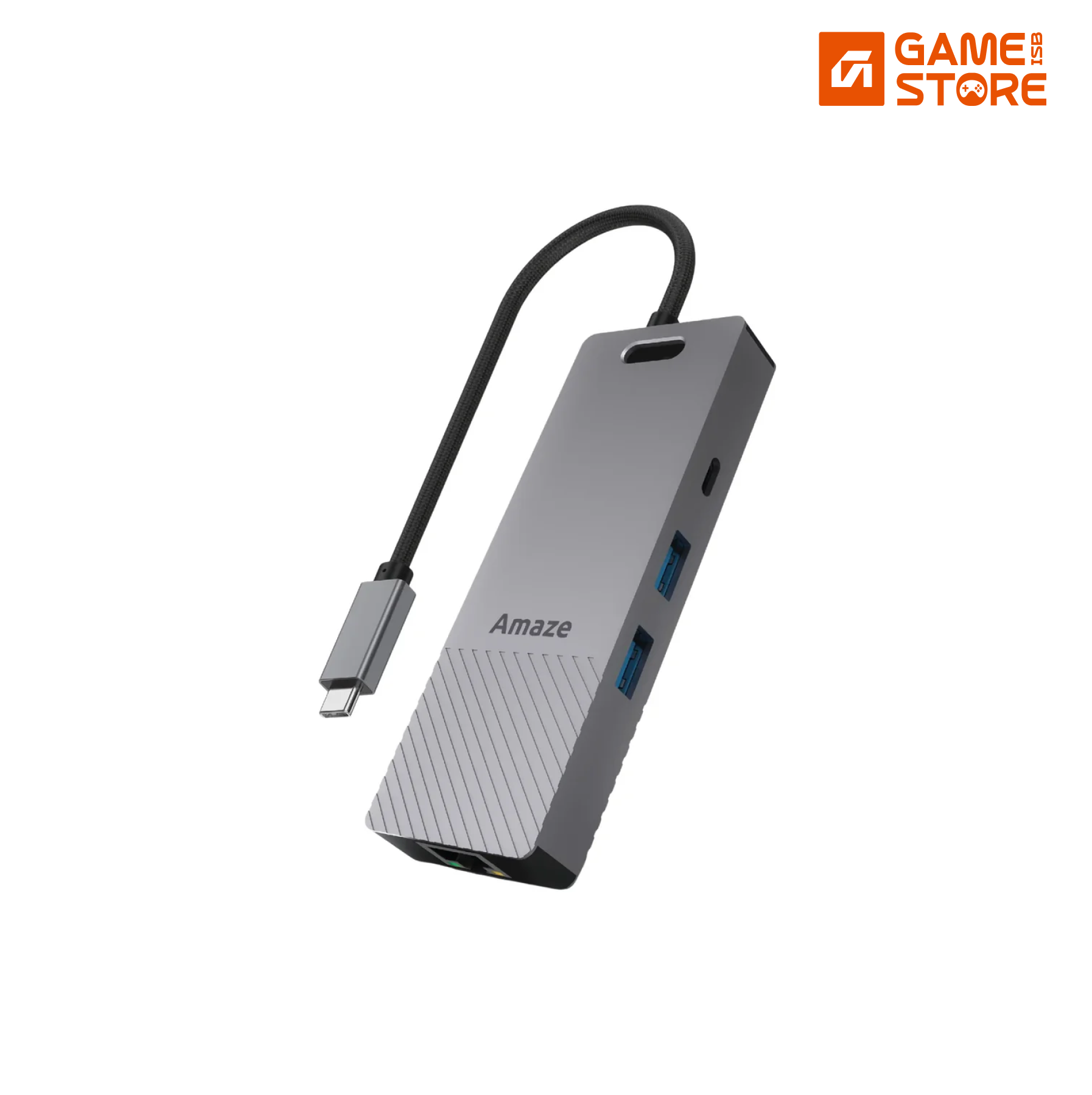Amaze A326 | Alloy Series 6-in-1 Multiport Hub | HDMI 4K@60Hz, Gigabit LAN, USB 3.0, PD 100W
