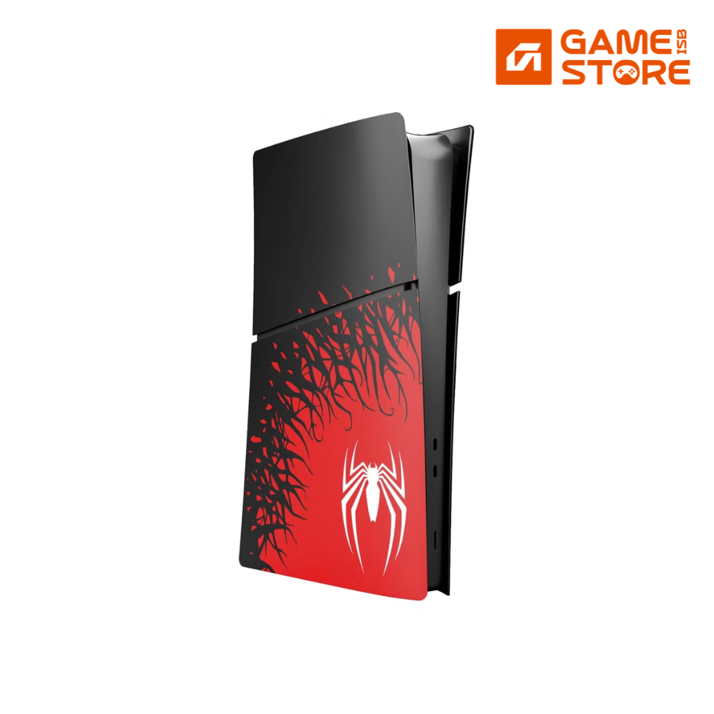 Spider-Man 2 PS5 slim console cover plates faceplate installed