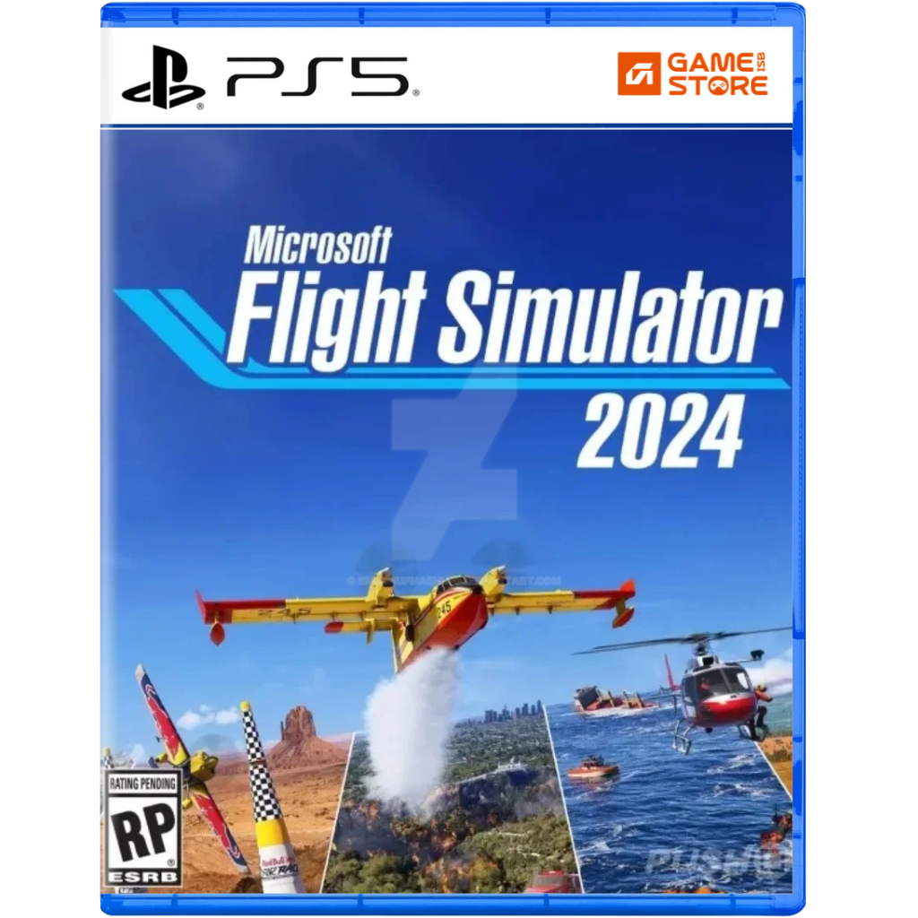 Microsoft Flight Simulator 2024 PS5 game cover in Pakistan