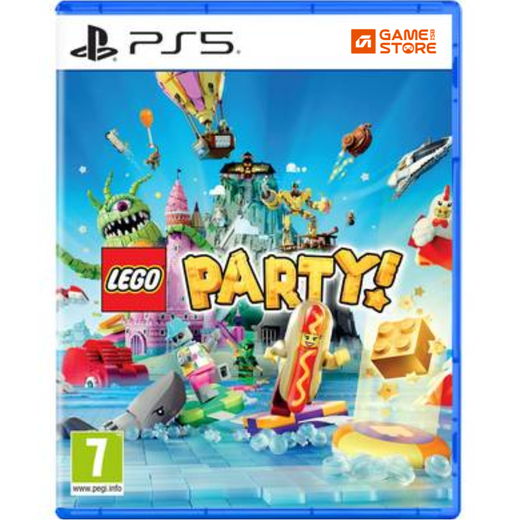 LEGO Party PS5 game cover with minifigure characters