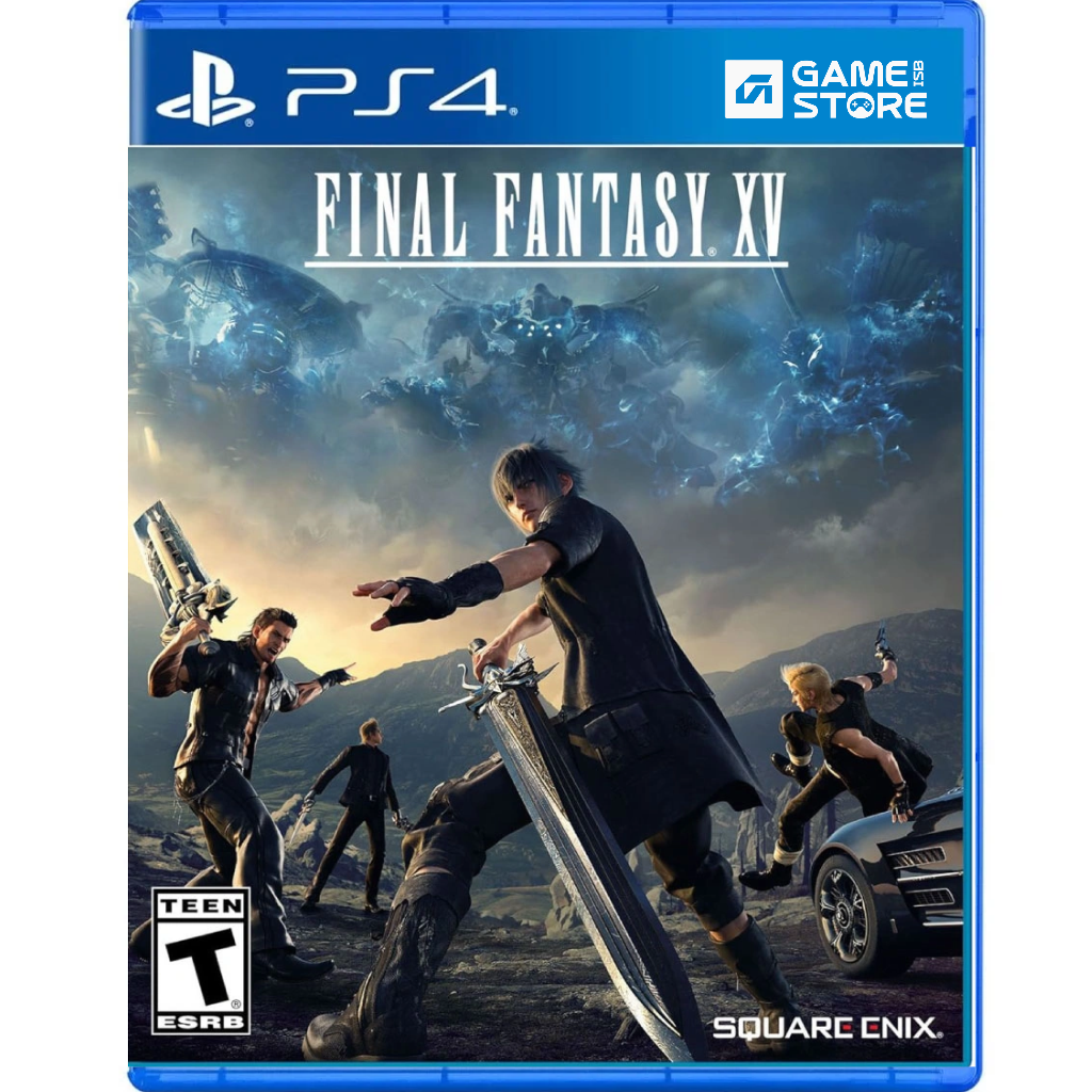 Final Fantasy XV PS4 game cover front Noctis