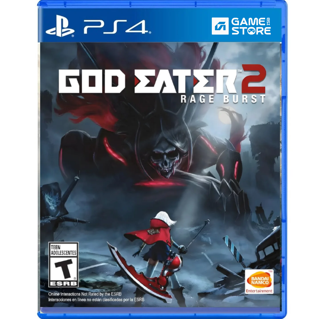 God Eater 2 Rage Burst PS4 game cover front