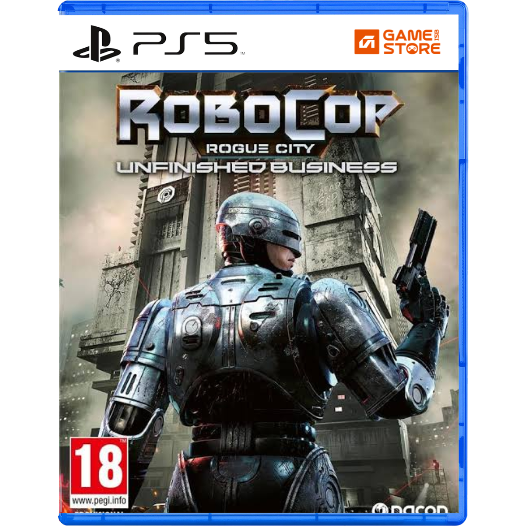 RoboCop Rogue City Unfinished Business PS5 game cover in Pakistan