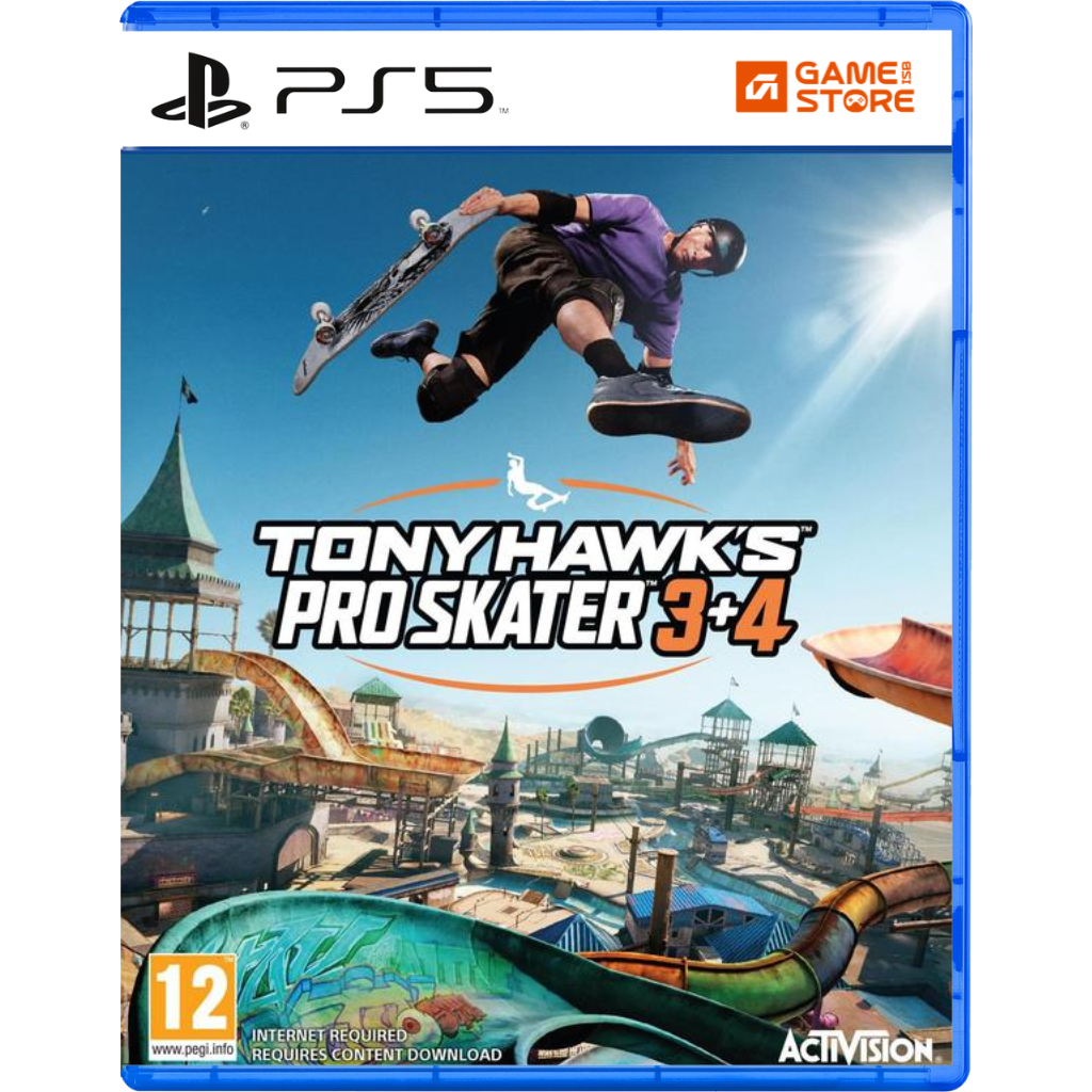 Tony Hawk's Pro Skater 3+4 PS5 game cover in Pakistan