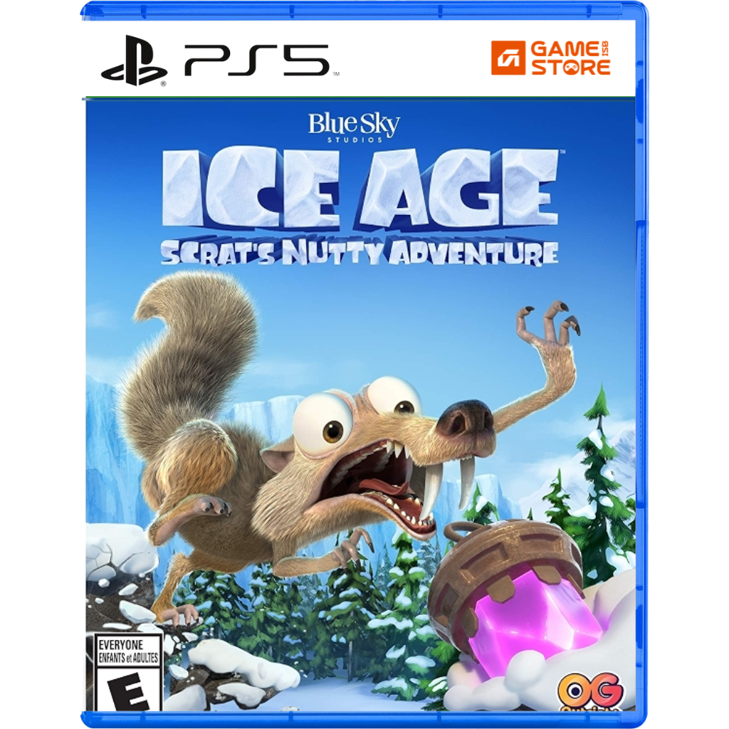 Ice Age Scrat's Nutty Adventure PS5 game cover art