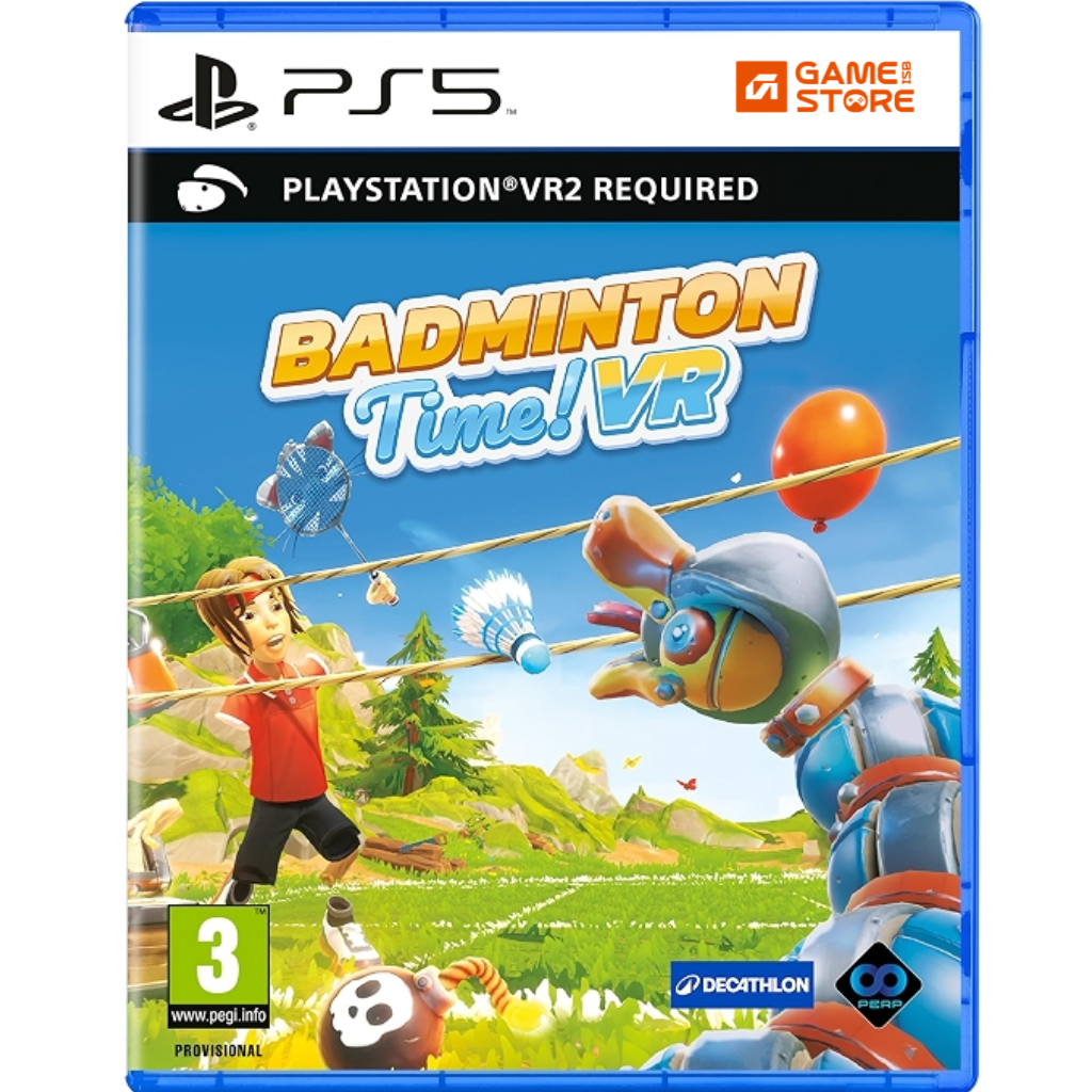 Badminton Time PSVR2 PS5 gameplay virtual court