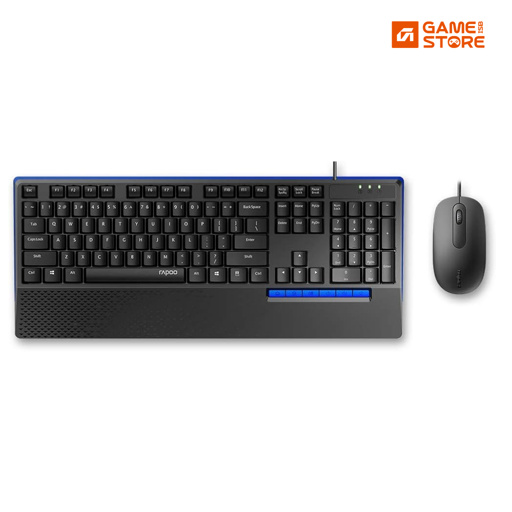 Rapoo NX2000 wired keyboard mouse combo price in Pakistan
