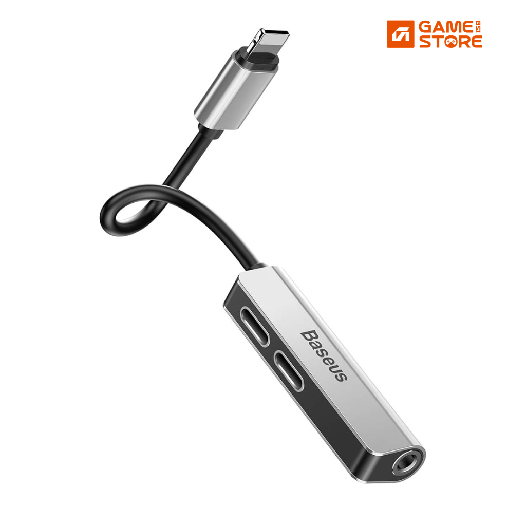 Baseus L52 Lightning to 3.5mm audio adapter silver price in Pakistan