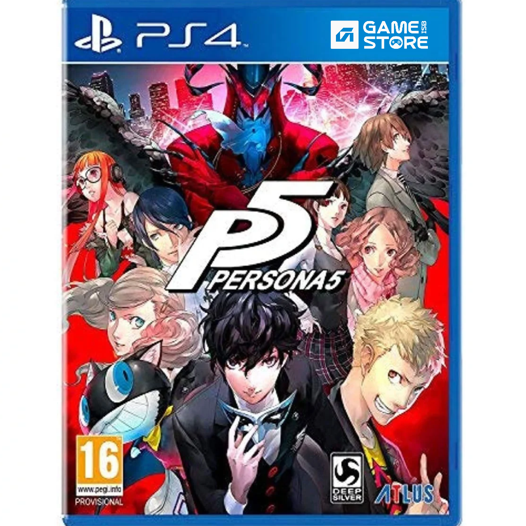 Persona 5 PS4 used game cover front Joker