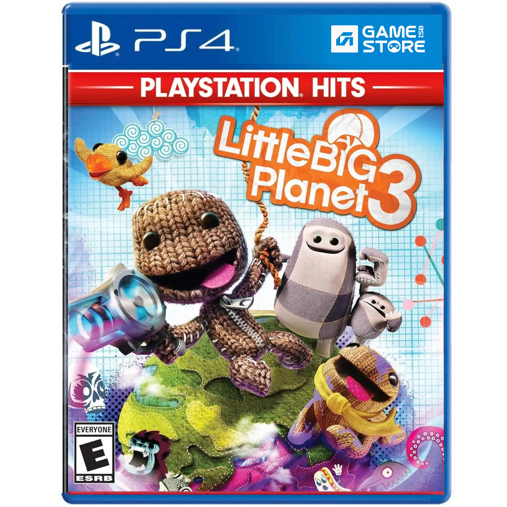 LittleBigPlanet 3 PS4 used game cover front Sackboy