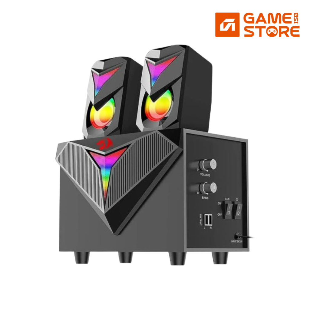 Redragon GS700 Toccata, 2.1, RGB Computer Speakers  RED-GS700