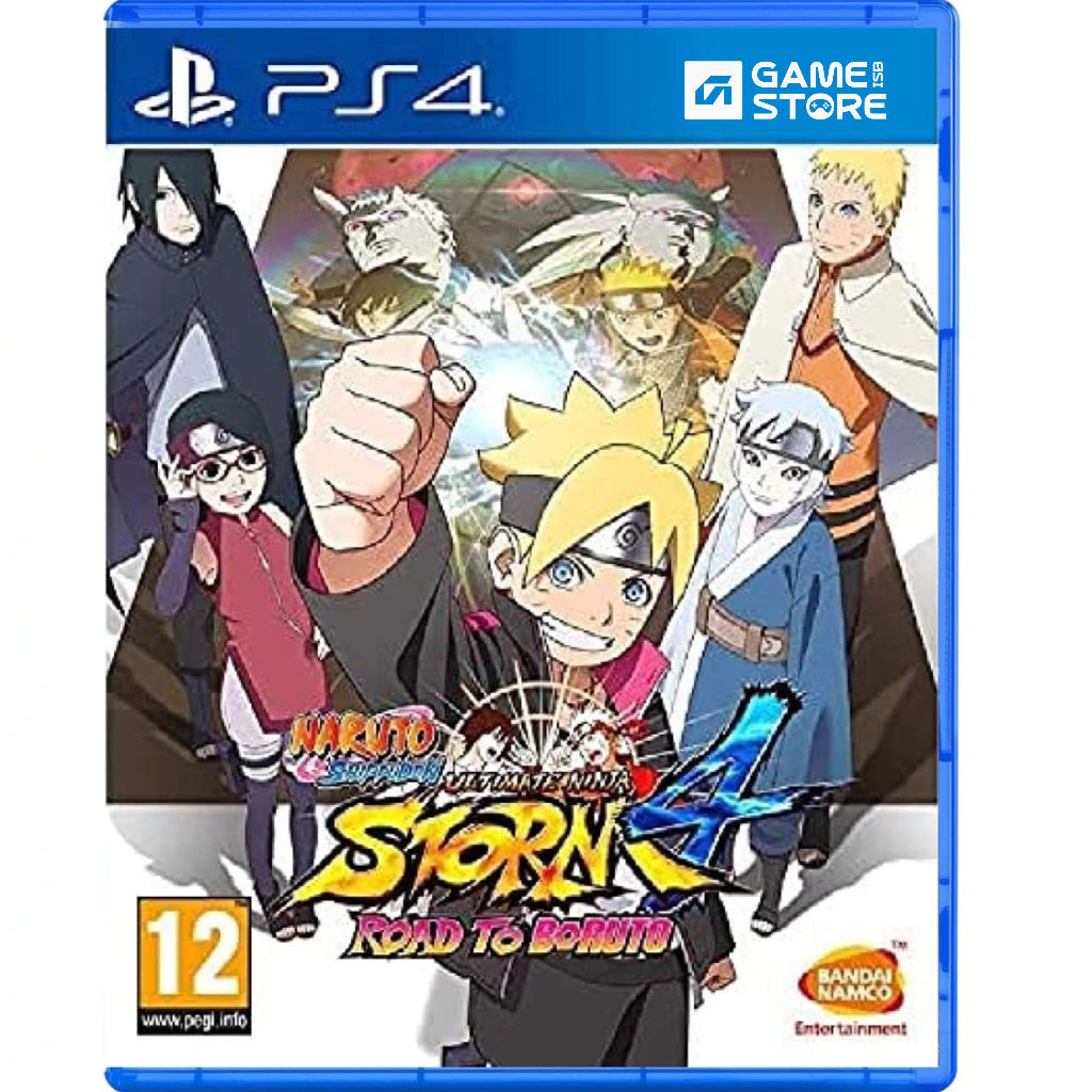 Naruto Storm 4 Road to Boruto PS4 used game cover front