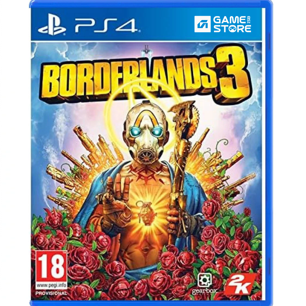 Borderlands 3 PS4 used game cover front Vault Hunters