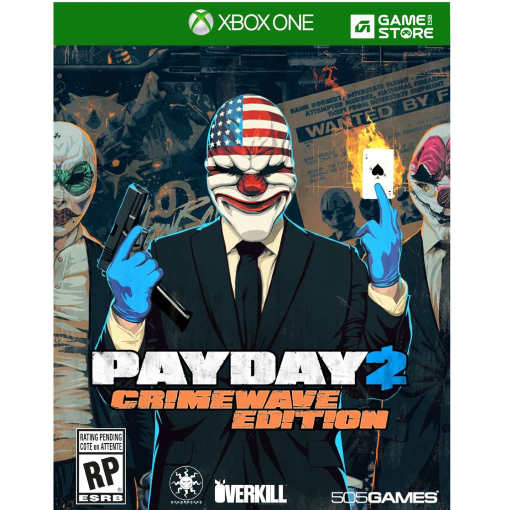 Payday 2 Crimewave Edition Xbox One disc