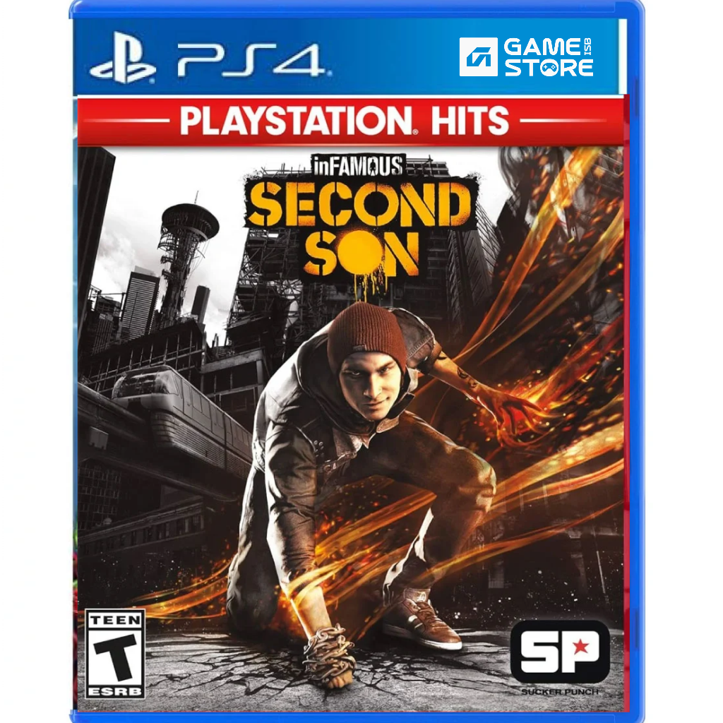 inFamous Second Son PS4 used game cover front Delsin