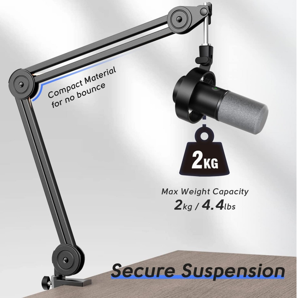FIFINE BM63 Heavy Duty Microphone Arm Stand