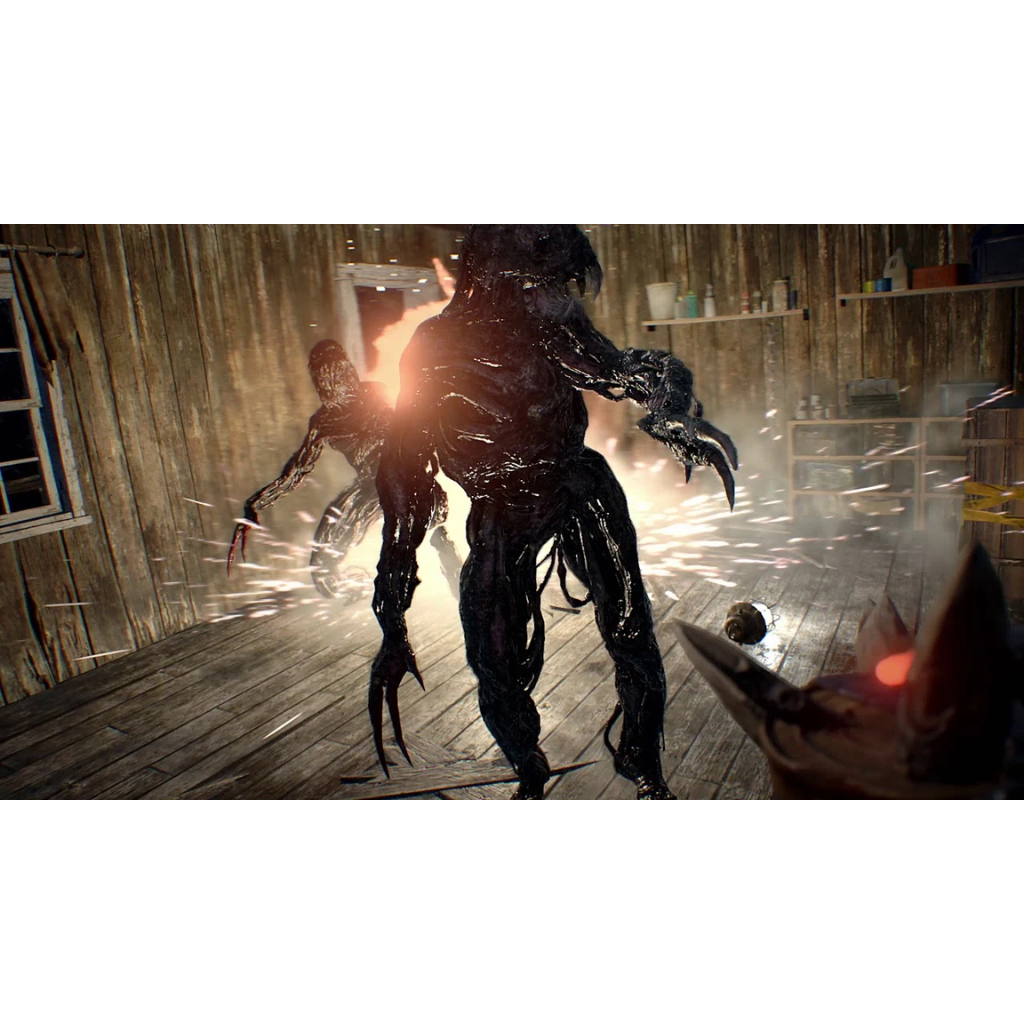 Resident Evil 7 Biohazard PS5 game case cover, a PS5 horror game set in a haunted Louisiana house