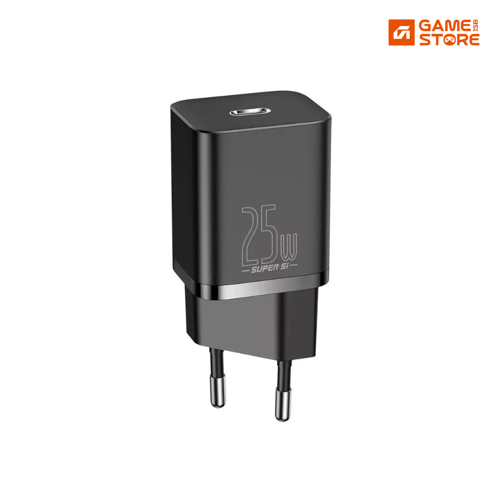 Baseus Super Si 25W Quick Charger 1C black wall charger price in Pakistan