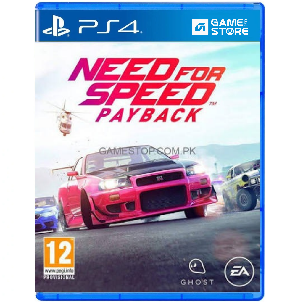 1. Need for Speed Payback PS4 used game case front cover