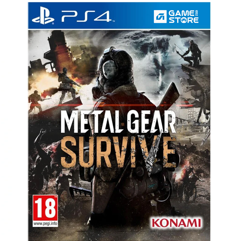 1. Metal Gear Survive PS4 used game case front cover