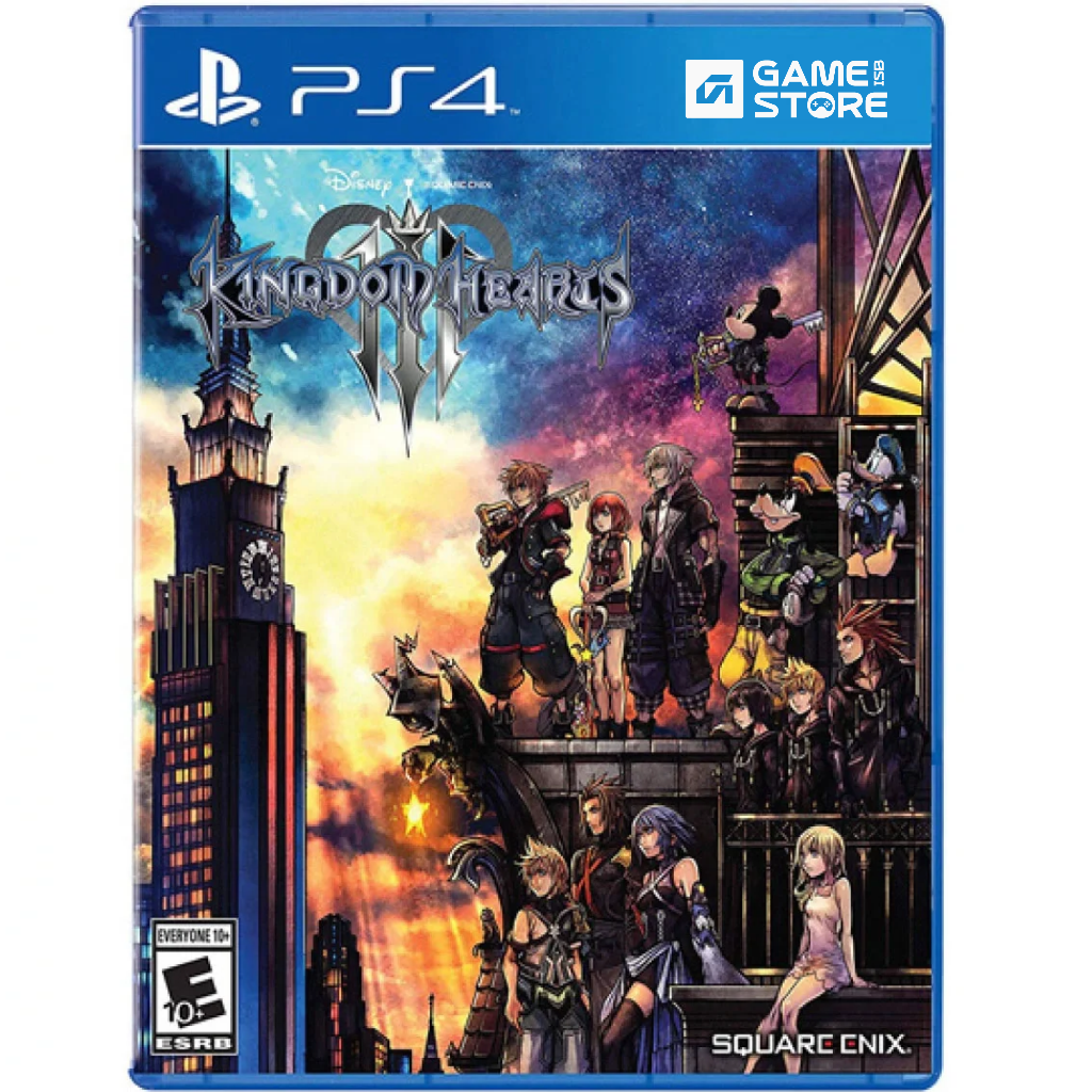 Kingdom Hearts III PS4 used game case front cover