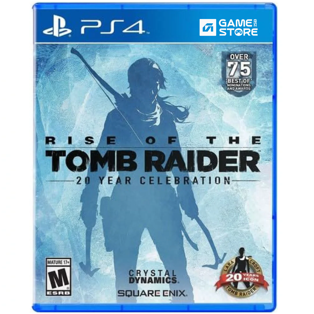 Rise of the Tomb Raider 20 Year Celebration Edition PS4 used case front
